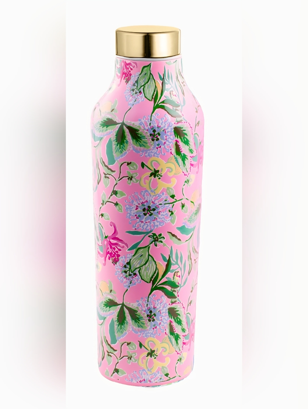 Lily Pulitzer Pink Floral Stainless Steal Water Bottle
